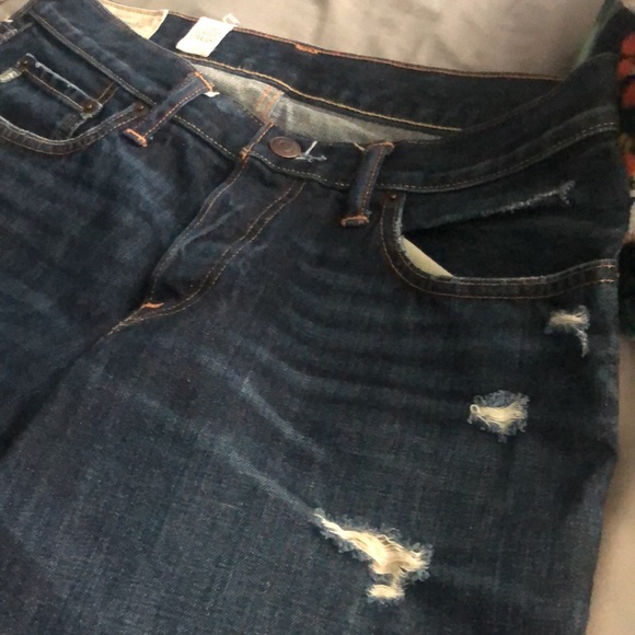Abercrombie and Fitch Vintage Classic Straight Distressed Jeans - Picture 5 of 9